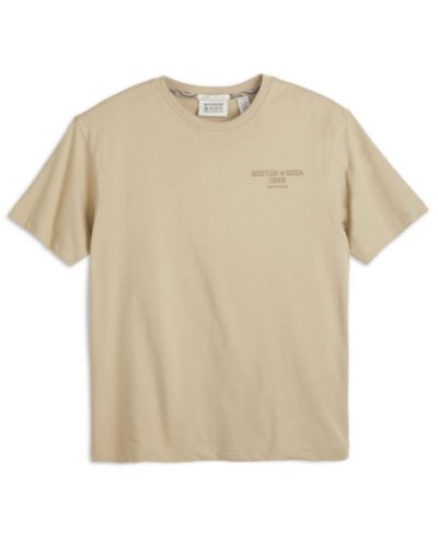 SCOTCH & SODA Men's Regular-Fit Logo Crewneck T-Shirt
