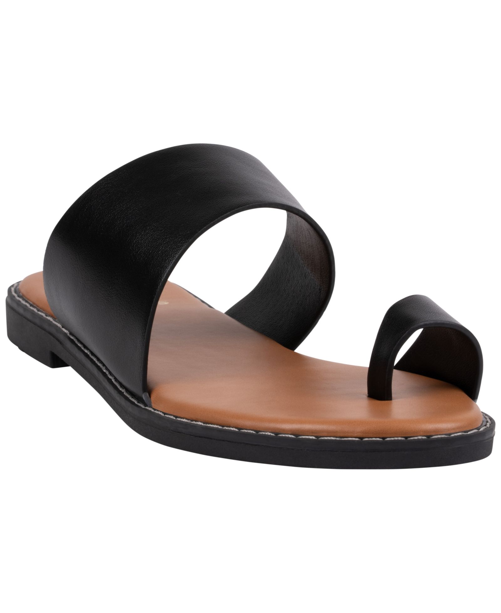 GC Shoes Women's Florence Toe Loop Flat Sandals
