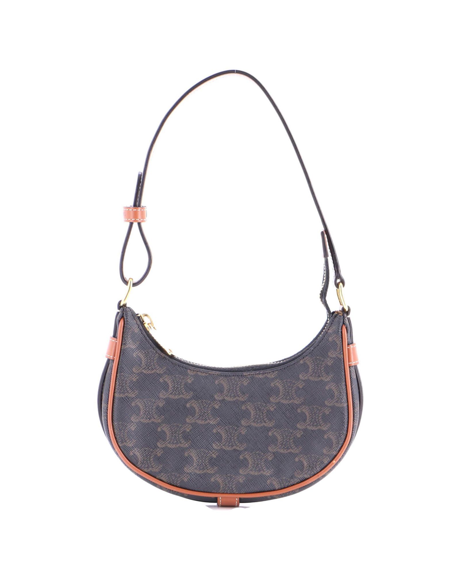 Мини-сумка Celine Ava Bag Triomphe Coated Canvas