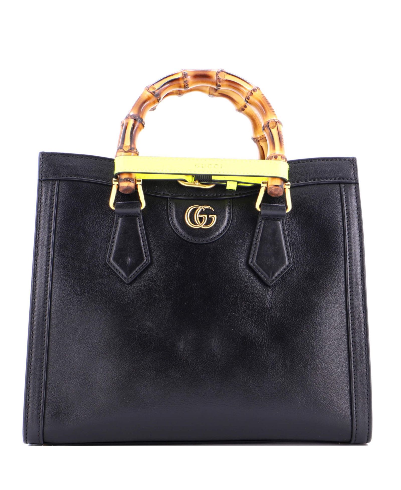 Pre-Owned Gucci Small Diana NM Bamboo Handle Tote Leather