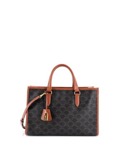 Мини-сумка-тоут Pre-Owned Celine Horizontal Cabas Triomphe Coated Canvas