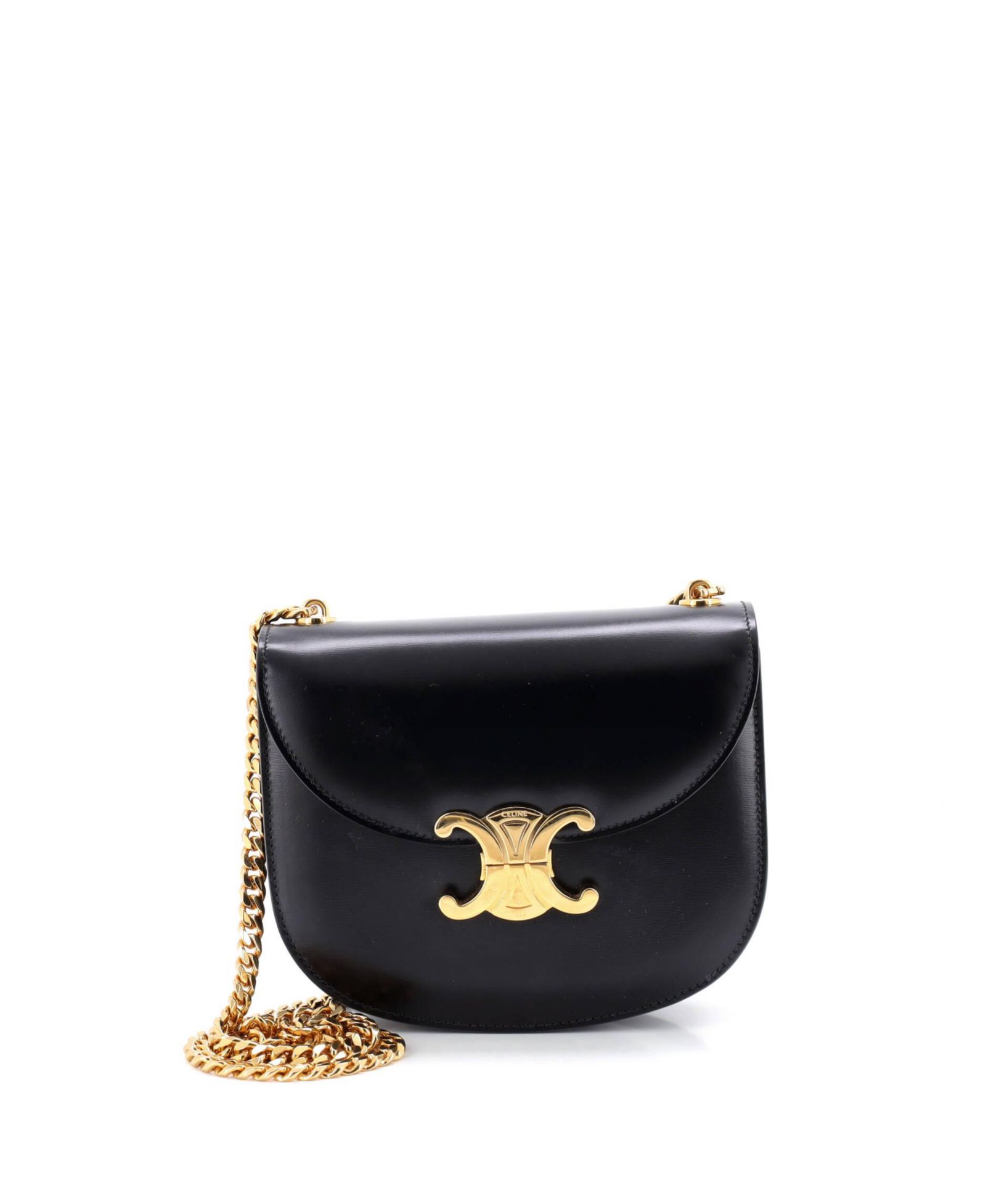 Сумка через плечо Pre-Owned Celine Triomphe Besace Clea Chain Flap Leather