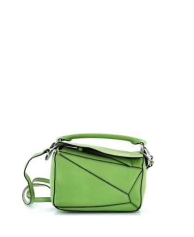 Pre-Owned Loewe Mini Puzzle Bag Leather