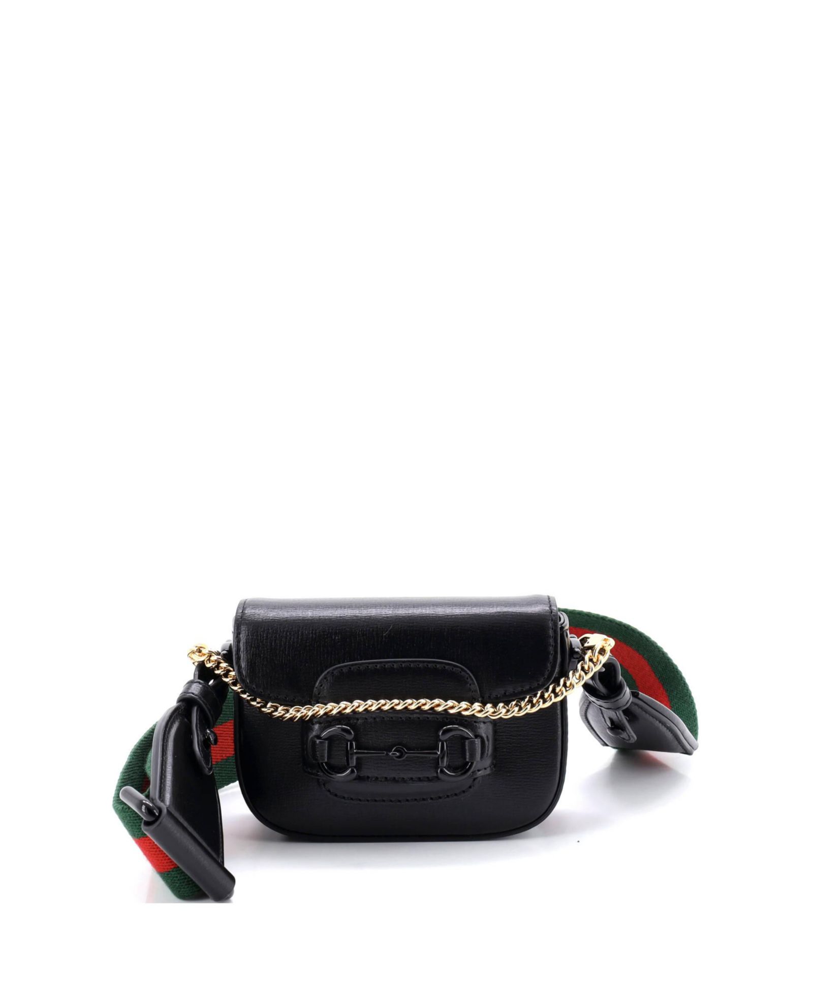 Pre-Owned Gucci Horsebit 1955 Flap Wallet with Strap Leather