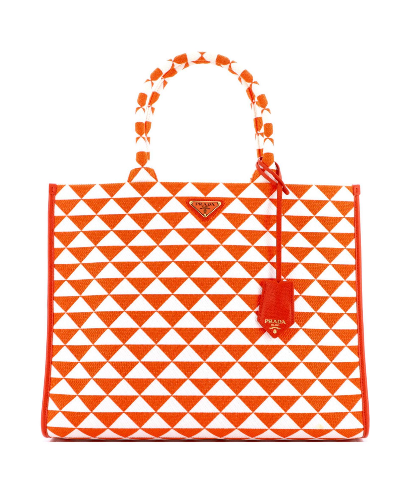 Pre-Owned Prada Сумка Shopper Large Symbole Jacquard