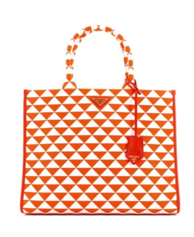 Pre-Owned Prada Large Symbole Shopper Tote Jacquard