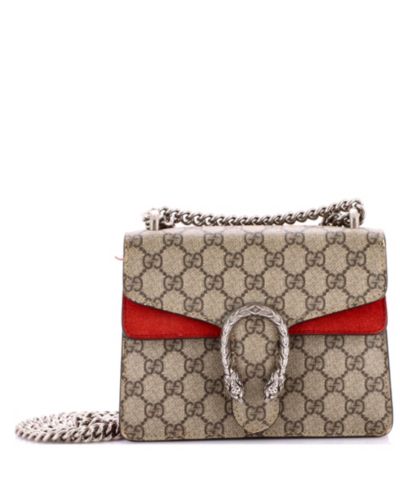 Мини-сумка Pre-Owned Gucci Dionysus GG Coated Canvas
