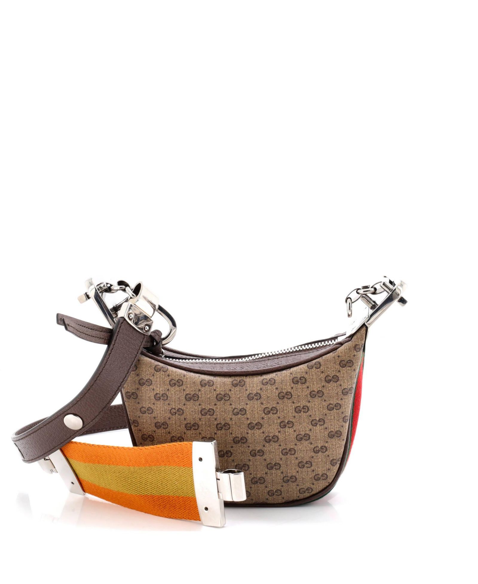 Сумка через плечо Gucci Mini Attache Micro GG Coated Canvas