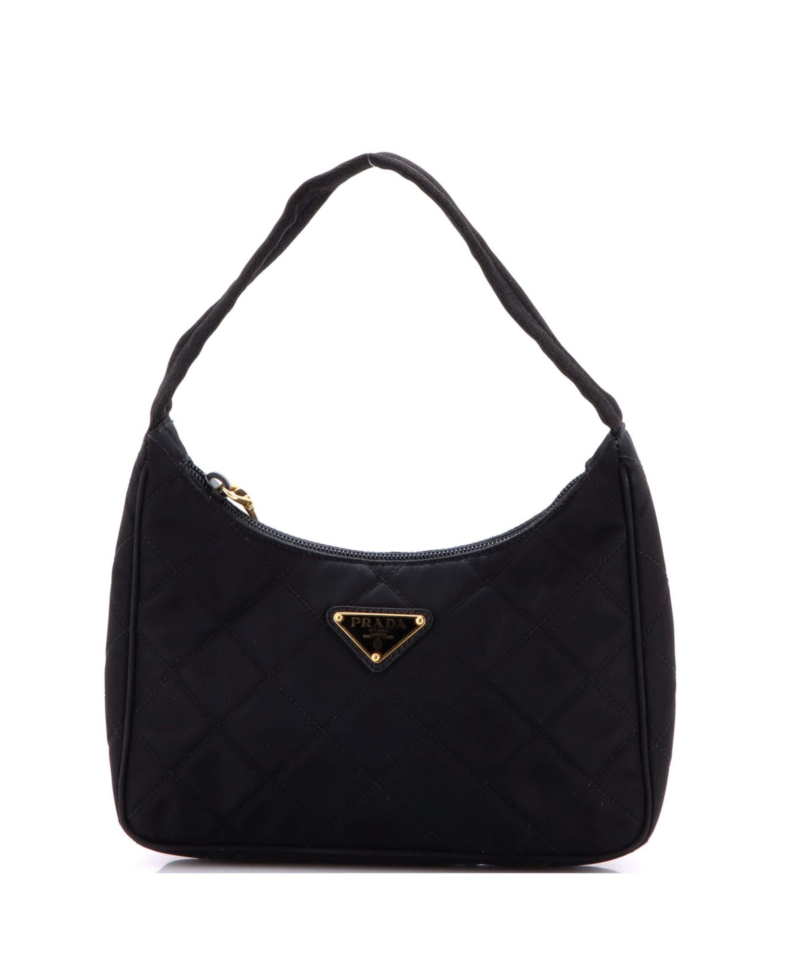 Маленькая сумка Prada Small Hobo Quilted Tessuto