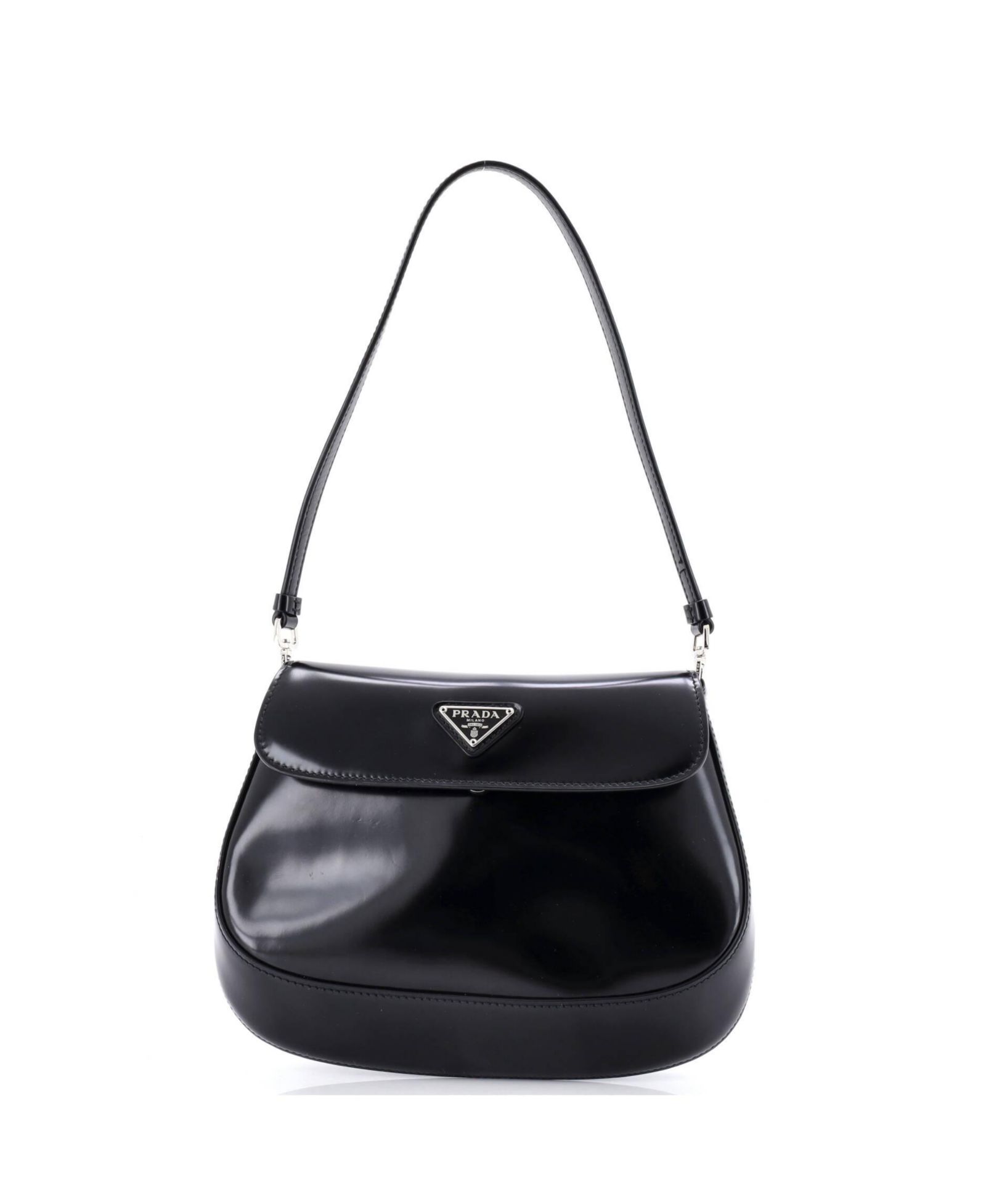 Б/у сумка через плечо Prada Small Cleo Flap Spazzolato Leather