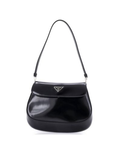 Б/у сумка через плечо Prada Small Cleo Flap Spazzolato Leather