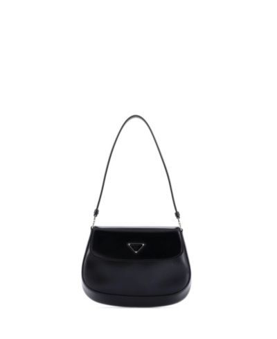 Маленькая сумка через плечо Prada Cleo Flap из кожи Spazzolato, б/у