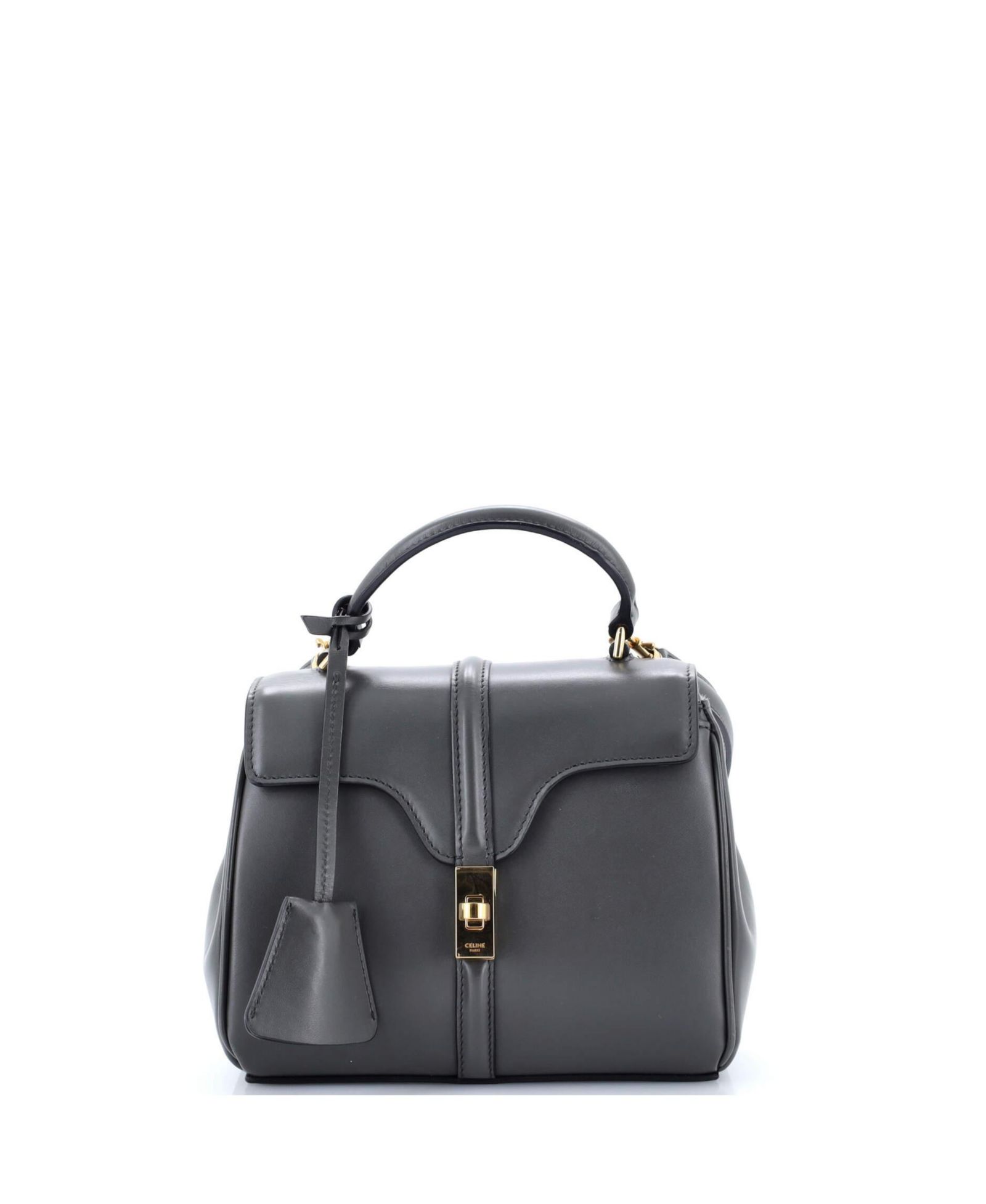 Pre-Owned Celine Mini 16 Top Handle Bag Smooth Calfskin