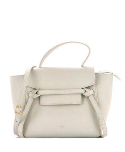 Сумка на пояс Celine Nano Belt Bag из текстурированной кожи, б/у