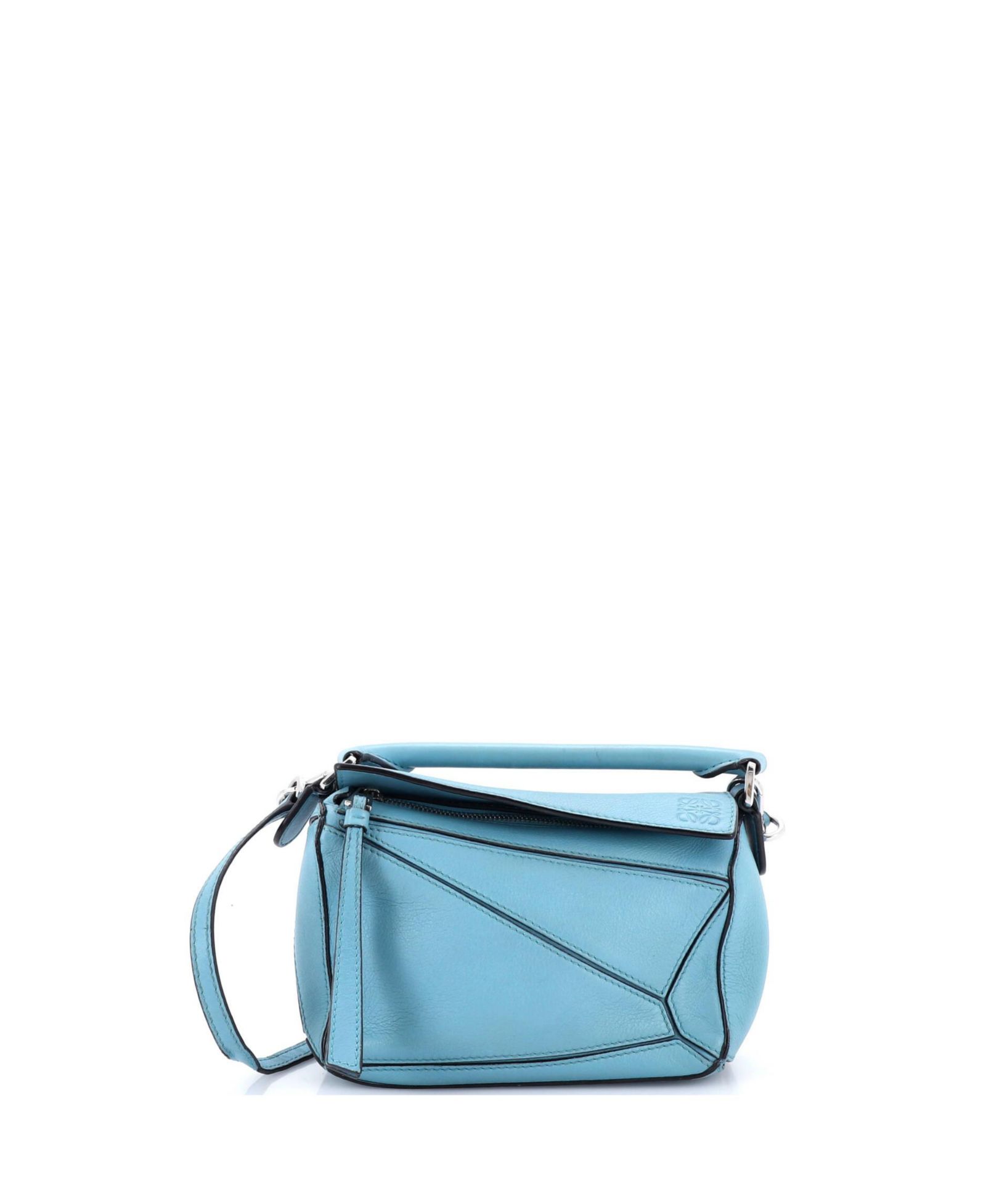 Pre-Owned Loewe Mini Puzzle Bag Leather