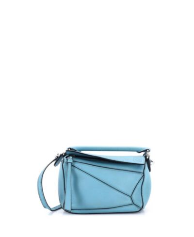 Pre-Owned Loewe Mini Puzzle Bag Leather