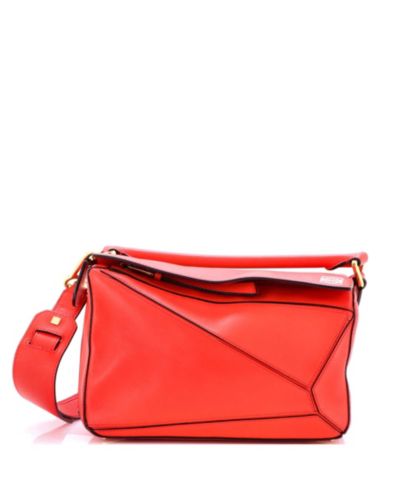 Pre-Owned Loewe Small Puzzle Bag Leather