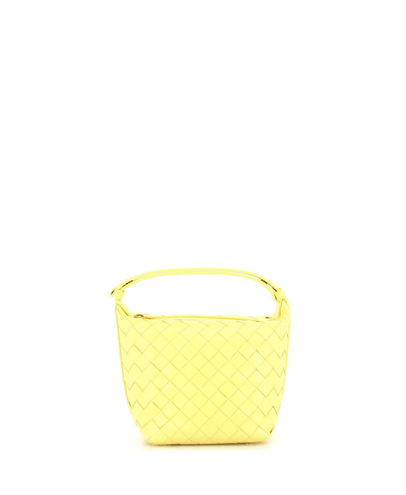 Pre-Owned Bottega Veneta Mini Wallace Shoulder Bag Intrecciato Nappa