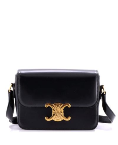 Pre-Owned Celine Teen Triomphe Shoulder Bag Smooth Calfskin