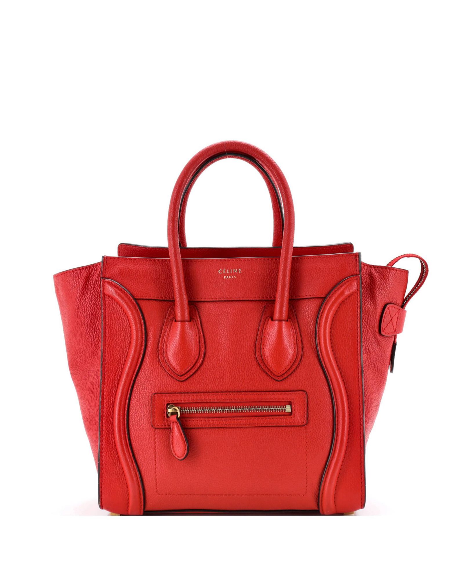 Pre-Owned Celine Micro Luggage Bag Smooth Leather