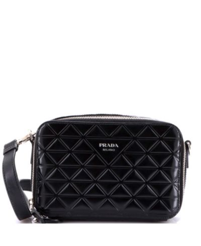Бум-сумка Prada Brique из эмбоссированной кожи (Pre-Owned)
