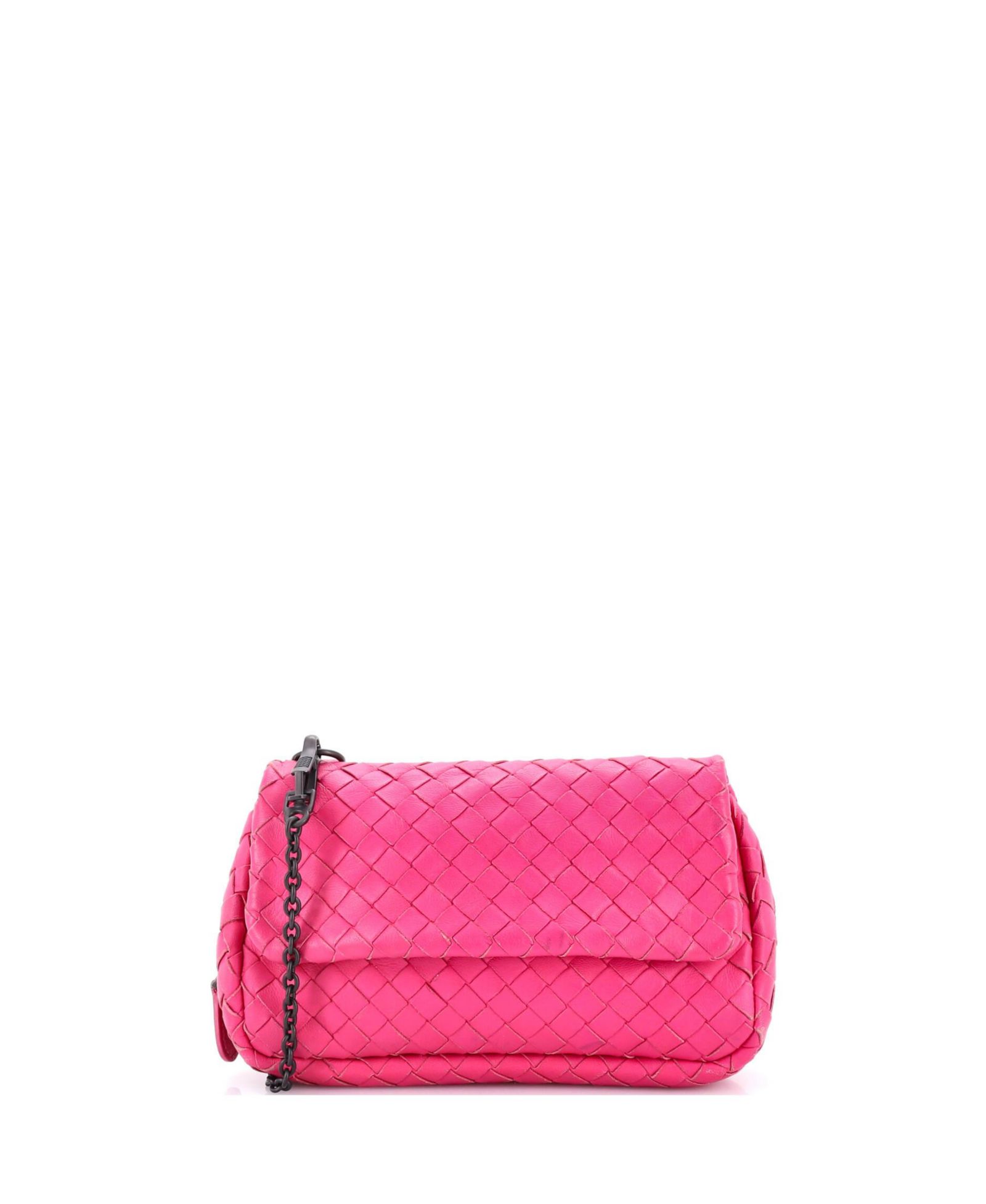 Б/у сумка Bottega Veneta Small Expandable Chain Crossbody Intrecciato Nappa