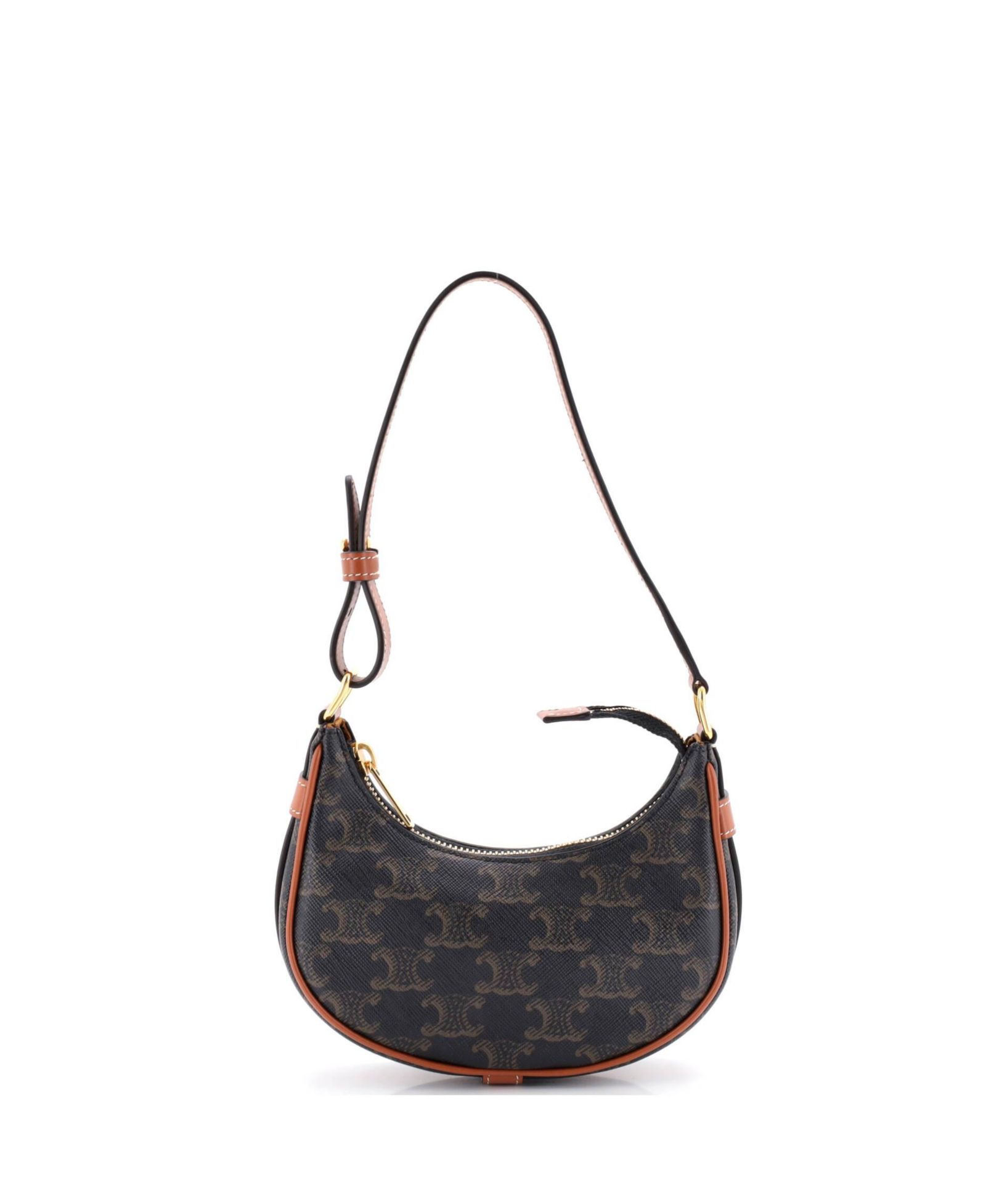 Бум мини-сумка Celine Ava Triomphe из покрытия Coated Canvas б/у