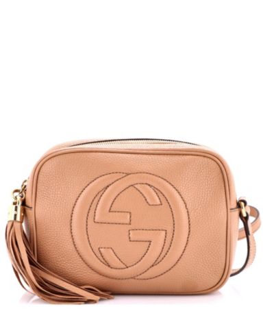 Pre-Owned Gucci Small Soho Disco Crossbody Bag Leather