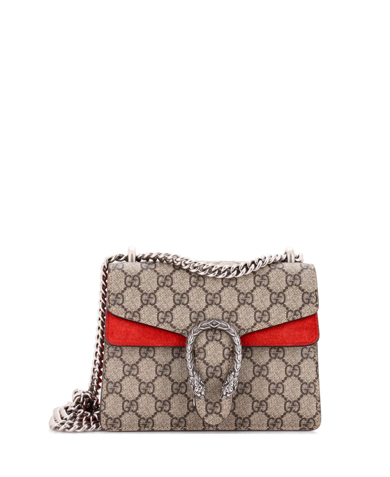 Pre-Owned Gucci Mini Dionysus Bag GG Coated Canvas