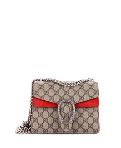Pre-Owned Gucci Mini Dionysus Bag GG Coated Canvas