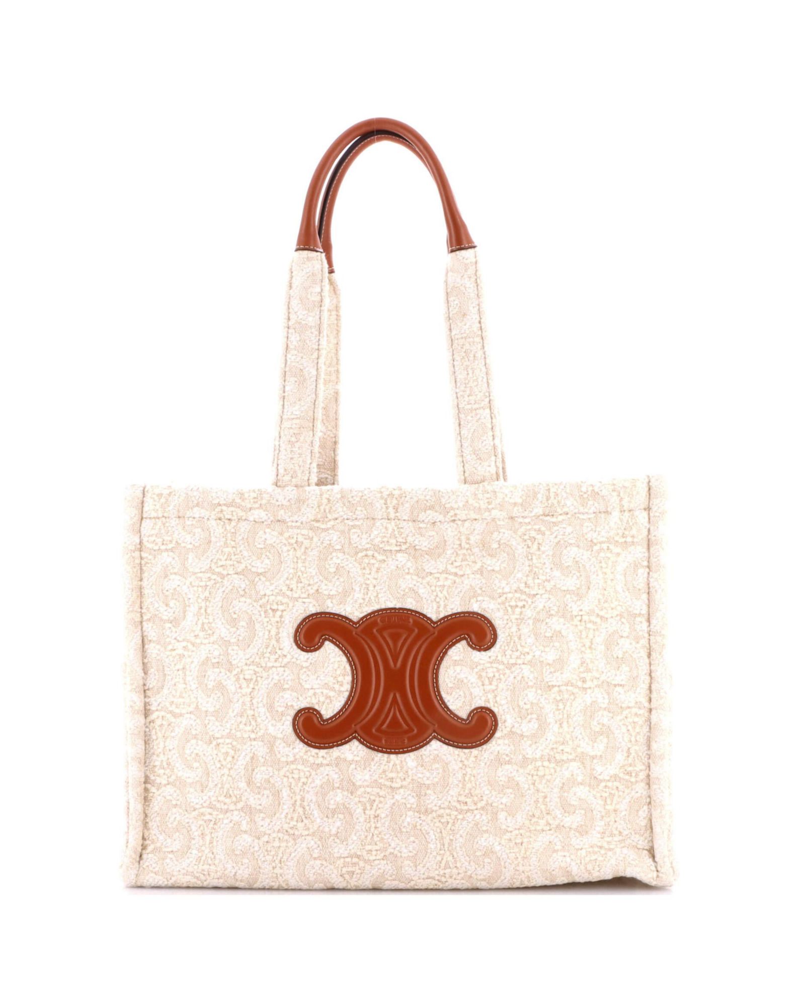 Сумка тоут Celine Large Cabas Thais Triomphe Wool Pre-Owned