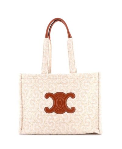 Сумка тоут Celine Large Cabas Thais Triomphe Wool Pre-Owned