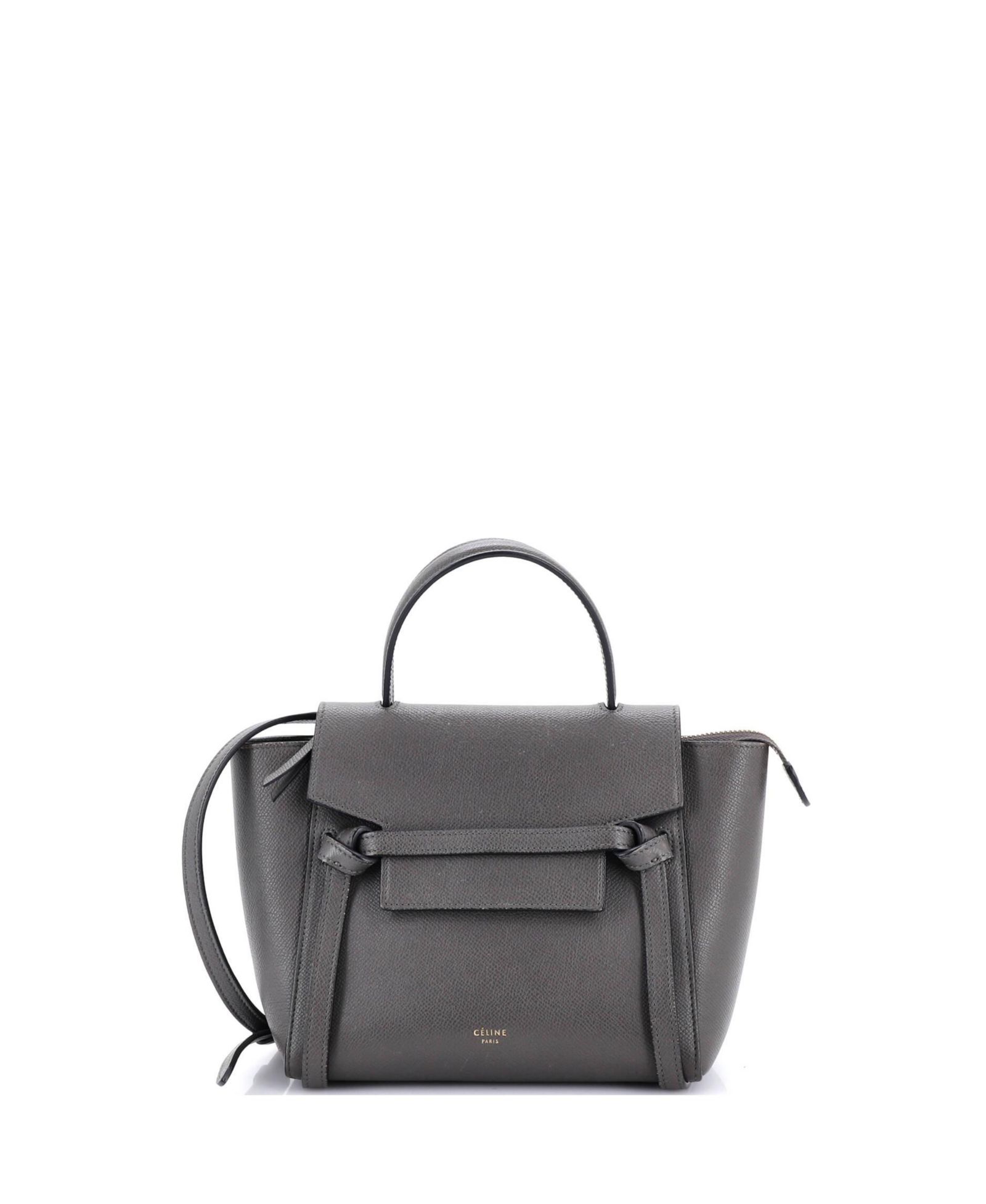 Pre-Owned Celine Nano Belt Bag Textured Leather