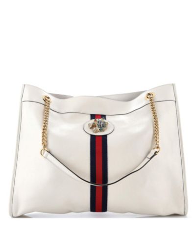 Pre-Owned Gucci Large Rajah Chain Tote из кожи