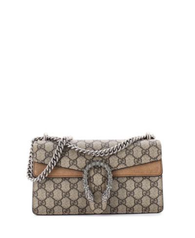 Pre-Owned Gucci маленькая сумка Dionysus из ткани GG с кристаллами на металлической фурнитуре