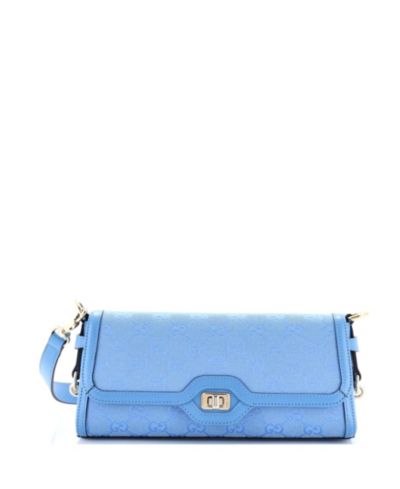 Pre-Owned Gucci Small Luce Shoulder Bag Canvas