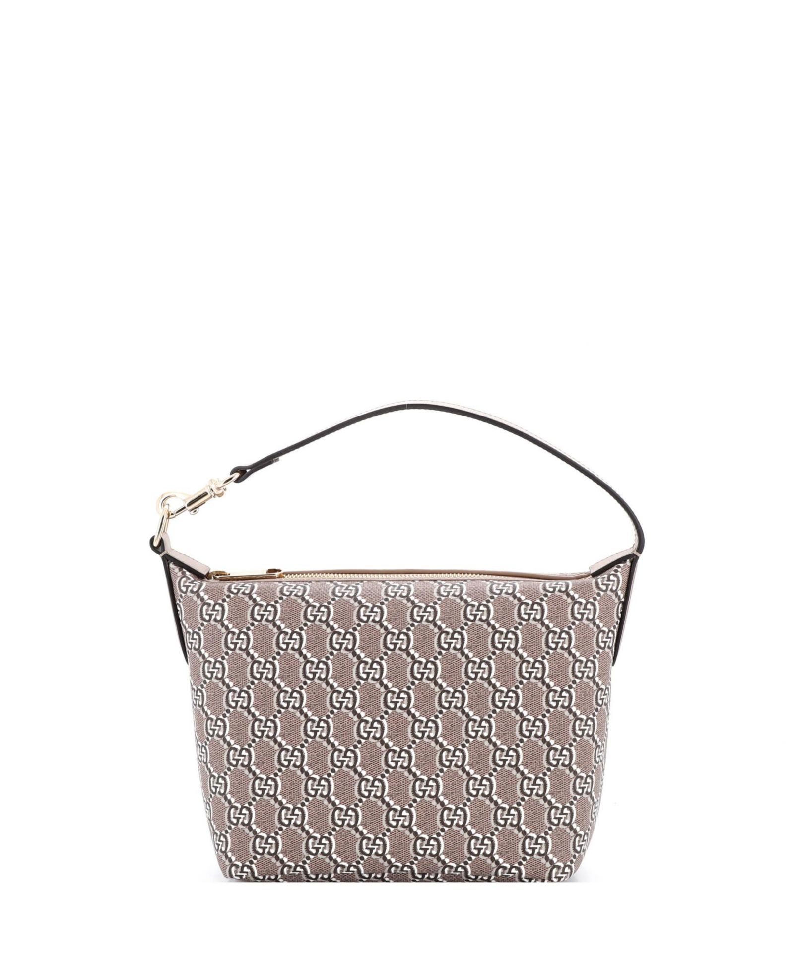 Pre-Owned Gucci Super Mini Ophidia Zip Shoulder Bag GG Shadow Coated Canvas
