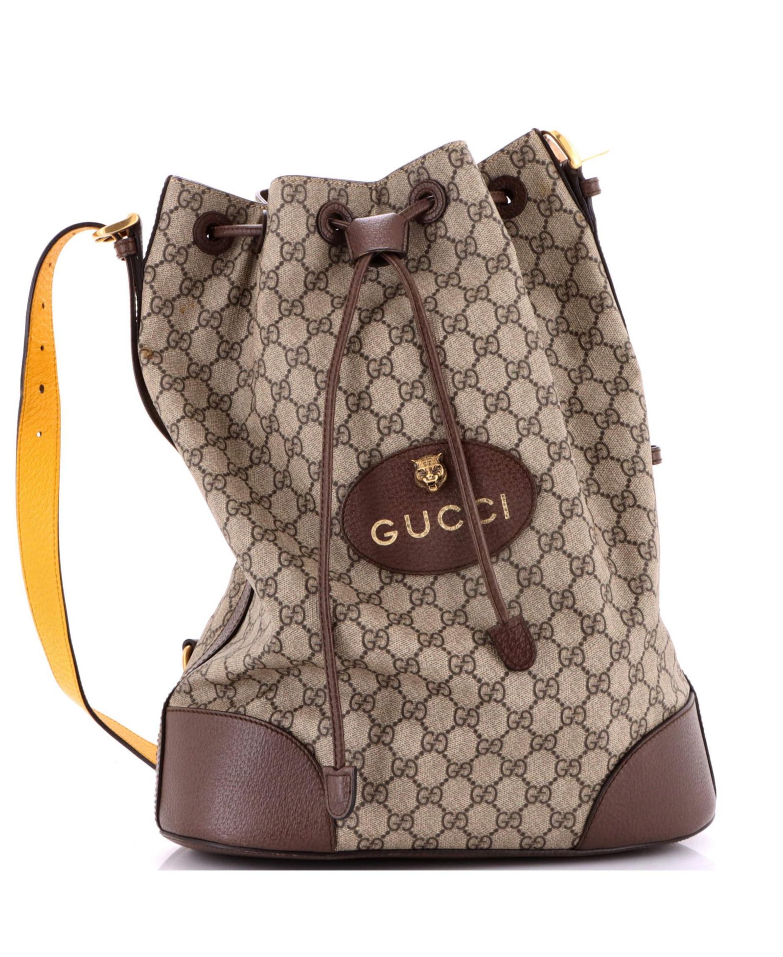 Pre-Owned Gucci Рюкзак Neo Vintage Drawstring Bucket из канваса GG
