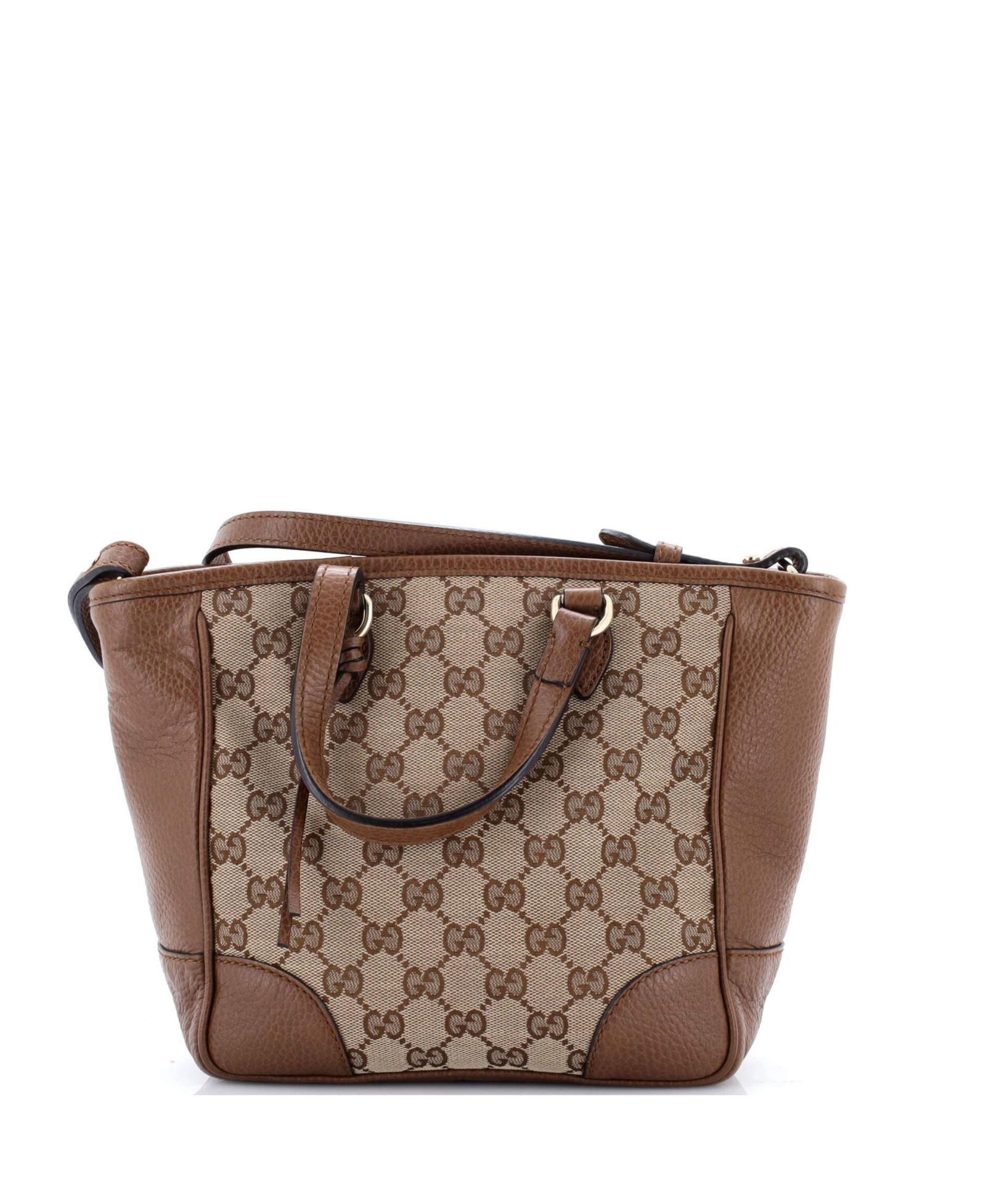 Pre-Owned Gucci сумка-тоут Bree Convertible GG Canvas с кожаной отделкой