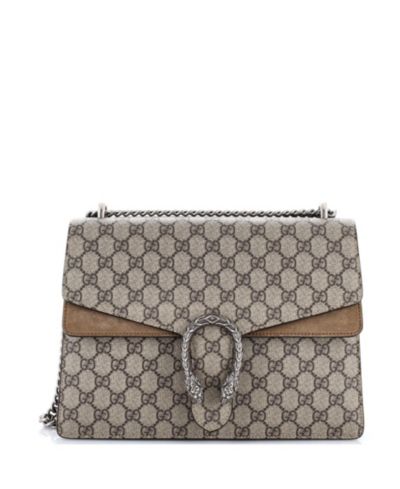 Pre-Owned Gucci Medium Dionysus Bag GG Coated Canvas