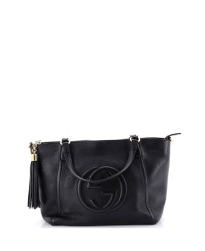 Кожаная сумка Gucci Small Soho Convertible с ручкой (б/у)