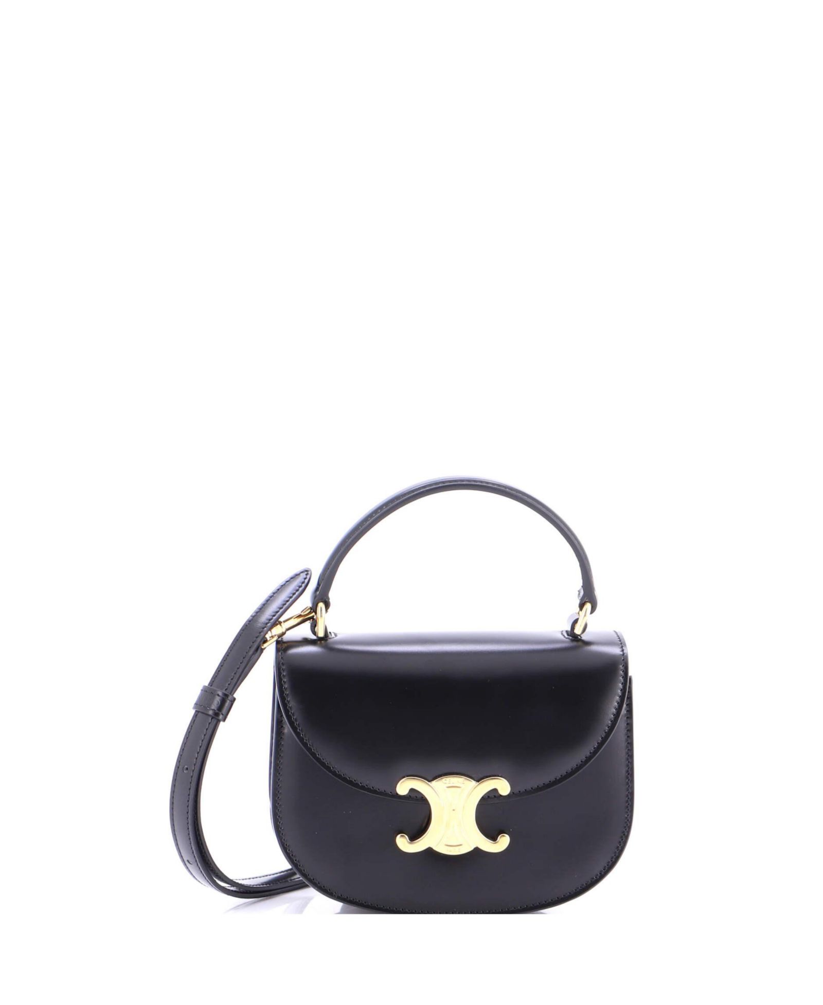 Сумка Celine Mini Triomphe Besace Clea кожаная, б/у