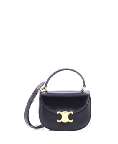 Сумка Celine Mini Triomphe Besace Clea кожаная, б/у