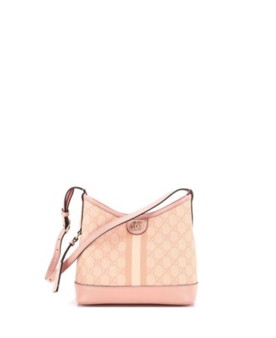 Маленькая сумка Gucci Ophidia Open Bucket Bag GG Coated Canvas with Leather