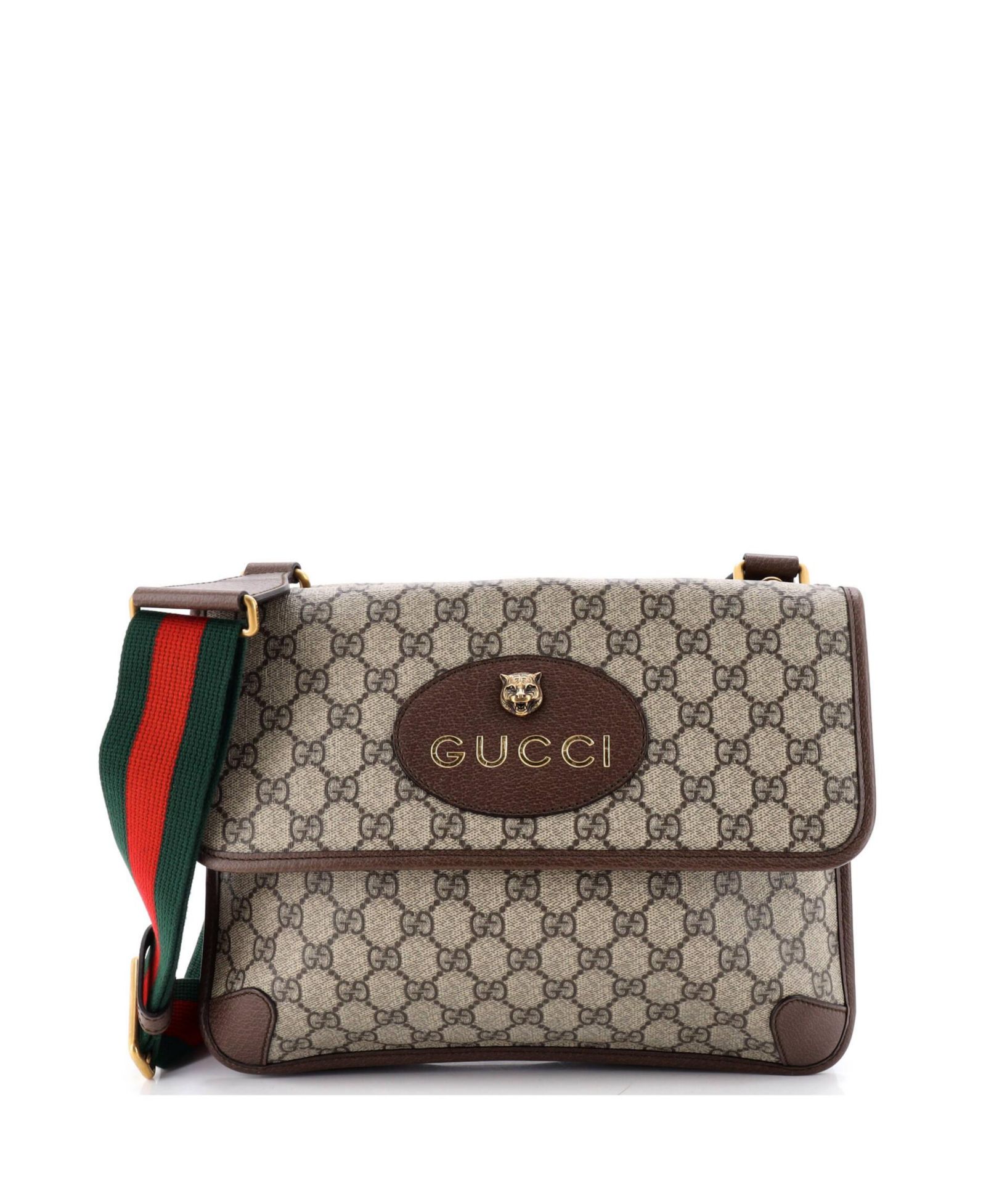 Сумка Gucci Medium Neo Vintage Flap Messenger из ткани GG Coated Canvas
