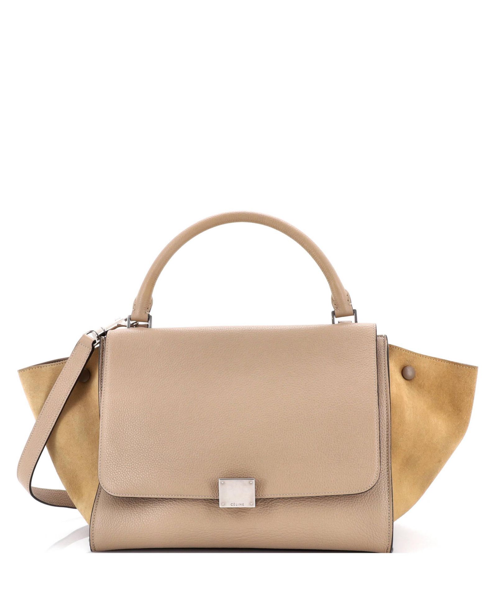 Pre-Owned Celine Medium Trapeze кожаная сумка