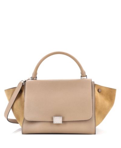 Pre-Owned Celine Medium Trapeze кожаная сумка