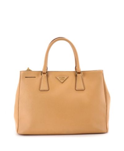 Pre-Owned Prada Tote Bag из кожи Saffiano, Medium, Double Zip Lux