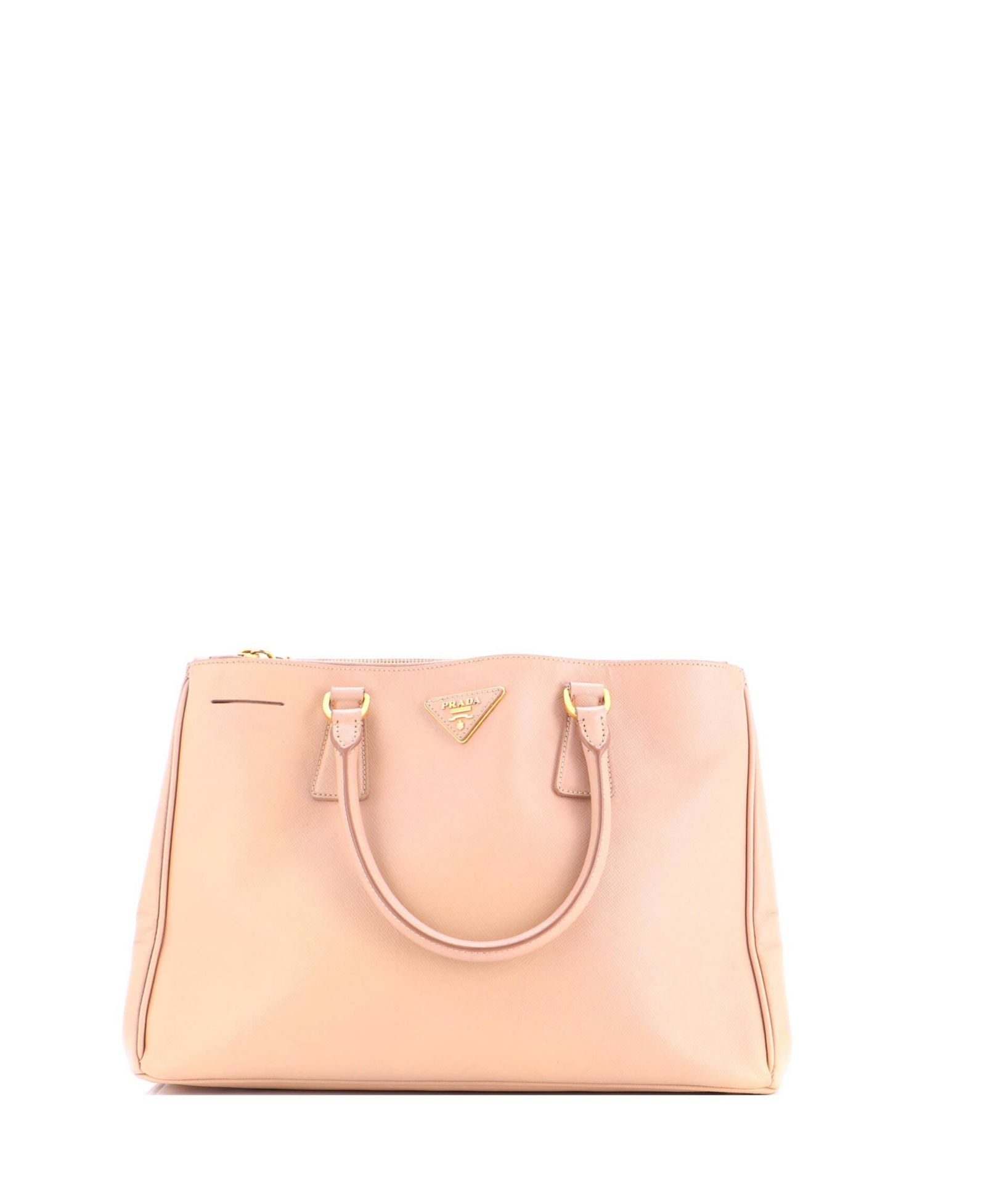 Сумка-тоут Pre-Owned Prada Medium Double Zip Lux из кожи Saffiano