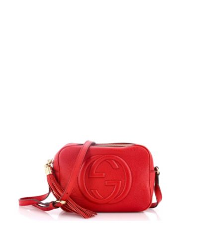 Кожаная сумка через плечо Gucci Small Soho Disco (б/у)